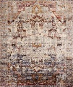 Loloi Anastasia Power Loomed Slate / Multi Rug