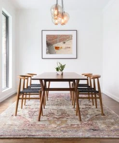 Loloi Anastasia Power Loomed Slate / Multi Rug