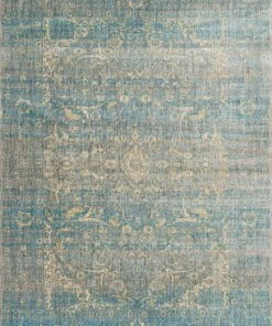 Loloi Anastasia Power Loomed Lt. Blue / Mist Rug RUGS