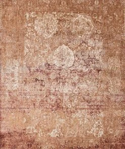 Loloi Anastasia Power Loomed Copper / Ivory Rug