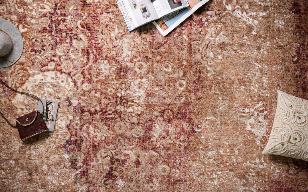 Loloi Anastasia Power Loomed Copper / Ivory Rug 4 Loloi Anastasia Power Loomed Copper / Ivory Rug