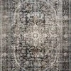 Loloi Anastasia Power Loomed Charcoal / Sunset Rug RUGS