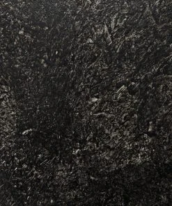 Noir Pedestal Side Table, Black Fiber Cement Side & End Tables