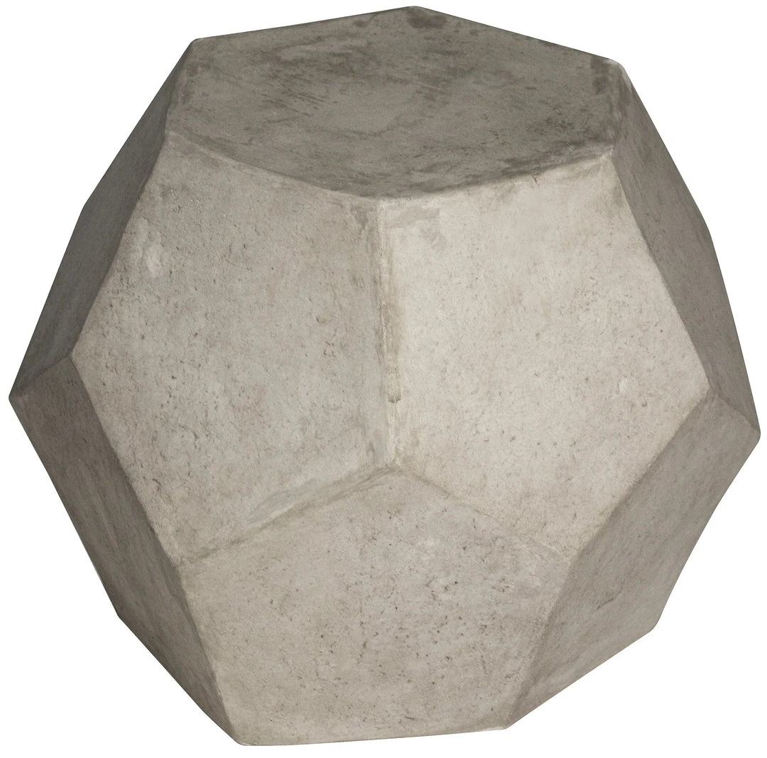 Noir Geometry Side Table/Stool, Fiber Cement 3 Noir Geometry Side Table/Stool, Fiber Cement