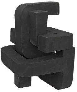 DECOR Noir Curz Scupture, Fiber Cement