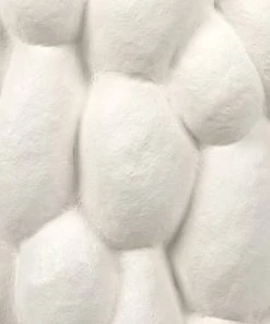 Noir Hive Side Table, White Fiber Cement Side & End Tables