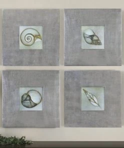 Uttermost Neptunes Garden Framed Art Set/4 Wall Art