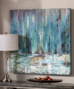 Uttermost Blue Waterfall Art 7 Uttermost Blue Waterfall Art