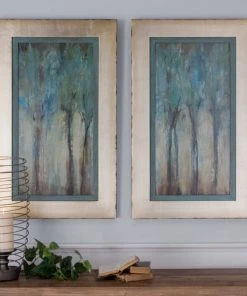 Wall Art Uttermost Whispering Wind Framed Art, S/2