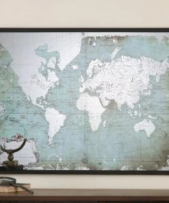 Wall Art Uttermost Mirrored World Map 7 Wall Art Uttermost Mirrored World Map