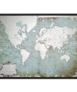 Wall Art Uttermost Mirrored World Map