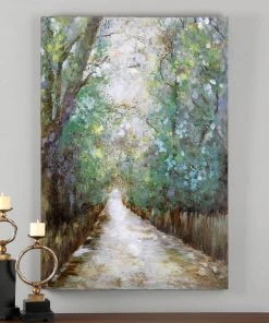 Uttermost Greenway Hand Painted Art Wall Art 5 Uttermost Greenway Hand Painted Art Wall Art