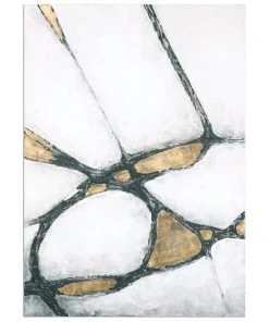 Uttermost Abstract Art In Gold And Black