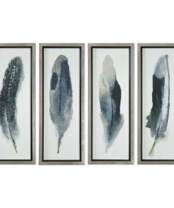 Uttermost Feathered Beauty Prints, S/4