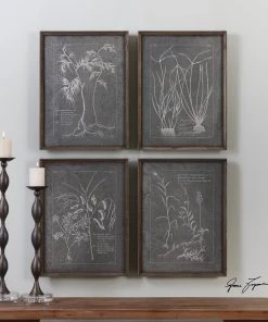 Wall Art Uttermost Root Study Print Art S/4