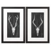 Wall Art Uttermost Rustic European Mounts Prints S/2