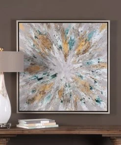 Wall Art Uttermost Exploding Star Modern Abstract Art