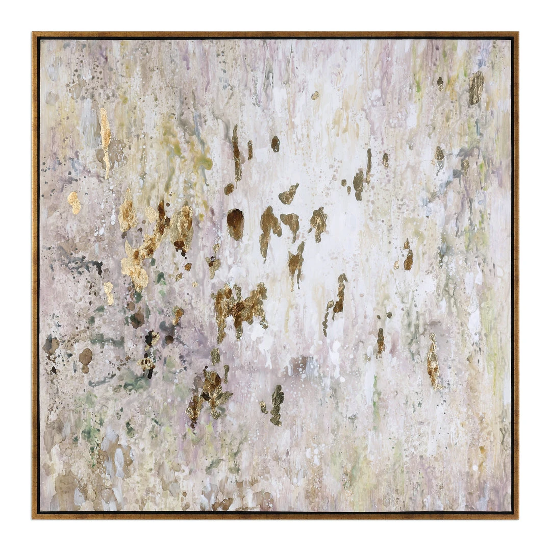 Uttermost Golden Raindrops Modern Abstract Art 3 Uttermost Golden Raindrops Modern Abstract Art