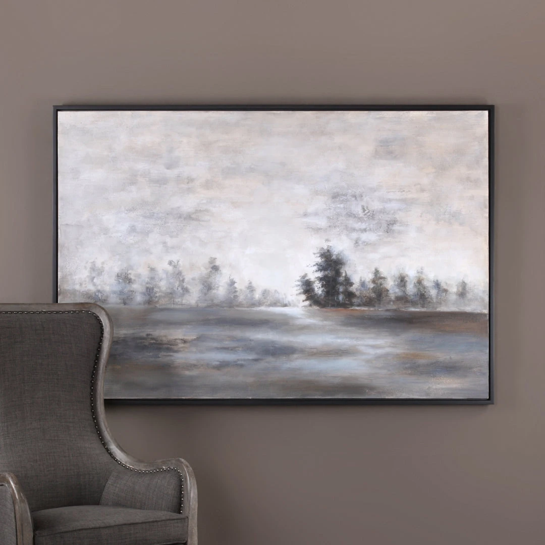 Wall Art Uttermost Evening Mist Landscape Art 4 Wall Art Uttermost Evening Mist Landscape Art