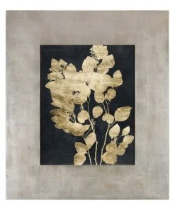 Wall Art Uttermost Custom Postage Leaves Gold Foil Print