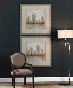 Uttermost Quiet Nature Landscape Prints S/2 Wall Art