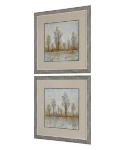 Uttermost Quiet Nature Landscape Prints S/2 Wall Art