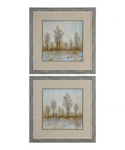 Uttermost Quiet Nature Landscape Prints S/2 Wall Art