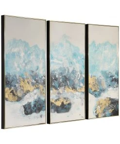Uttermost Crashing Waves Abstract Art, S/3 Wall Art 11 Uttermost Crashing Waves Abstract Art, S/3 Wall Art