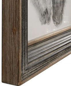 Uttermost Custom Black And White Horses Print 11 Uttermost Custom Black And White Horses Print