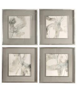 Wall Art Uttermost Divination Abstract Art, S/4