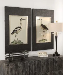 Uttermost Birds On The Shore Prints, S/2