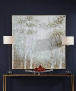 Wall Art Uttermost Cotton Woods Hand Painted Canvas