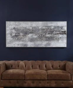 Uttermost Weathered Stone Hand Painted Canvas