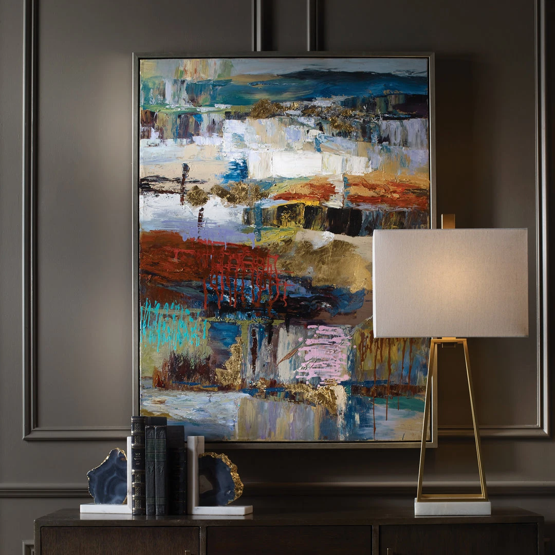 Uttermost Fiesta Hand Painted Canvas Wall Art 4 Uttermost Fiesta Hand Painted Canvas Wall Art