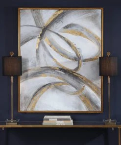 Uttermost Headlights Hand Painted Canvas Wall Art