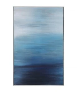 Uttermost Moonlit Sea Hand Painted Canvas Wall Art