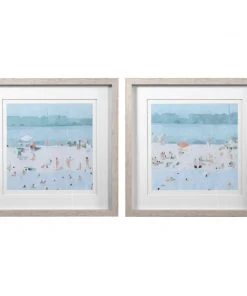 Uttermost Sea Glass Sandbar Framed Prints, Set/2 Wall Art