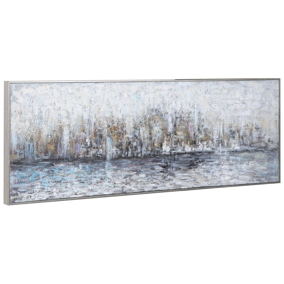 Uttermost City Reflection Hand Painted Canvas 6 Uttermost City Reflection Hand Painted Canvas
