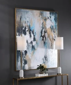 Uttermost Stormy Seas Hand Painted Canvas Wall Art