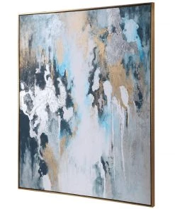 Uttermost Stormy Seas Hand Painted Canvas Wall Art