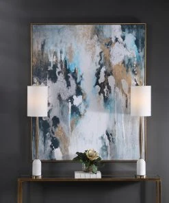 Uttermost Stormy Seas Hand Painted Canvas Wall Art