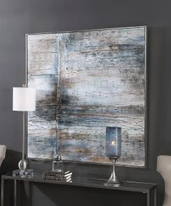 Uttermost Open Seas Hand Painted Canvas Wall Art