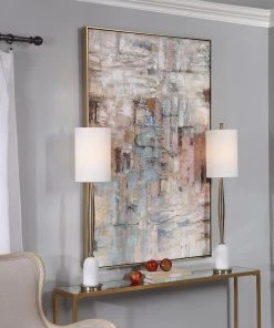 Wall Art Uttermost Morning Sunrise Hand Painted Canvas