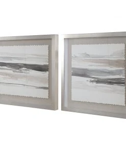 Wall Art Uttermost Neutral Landscape Framed Prints, Set/2