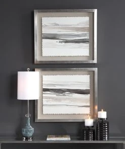 Wall Art Uttermost Neutral Landscape Framed Prints, Set/2