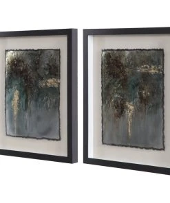 Uttermost Rustic Patina Framed Prints, Set/2 10 Uttermost Rustic Patina Framed Prints, Set/2