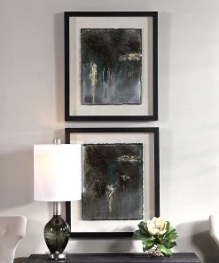Uttermost Rustic Patina Framed Prints, Set/2