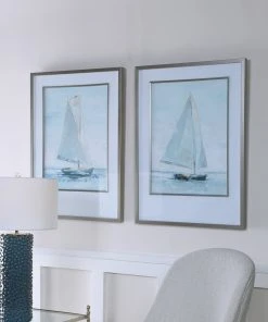 Uttermost Seafaring Framed Prints, S/2