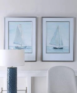Uttermost Seafaring Framed Prints, S/2