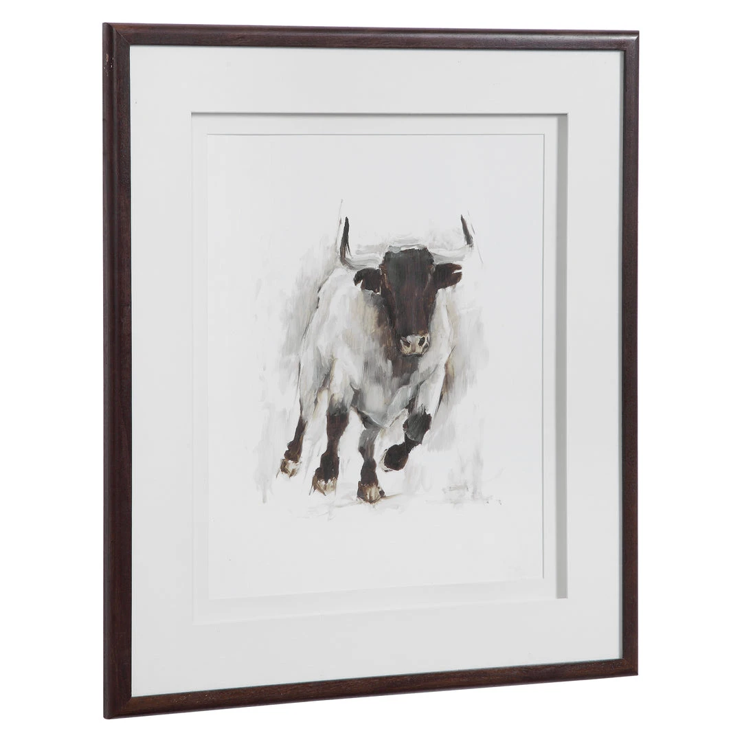 Wall Art Uttermost Rustic Bull Framed Animal Print 7 Wall Art Uttermost Rustic Bull Framed Animal Print